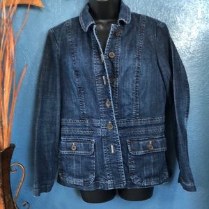 🔥Landons End premium Denim Blazer Like Jacket